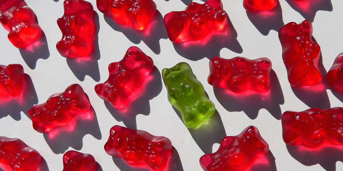 CI grünes Gummibärchen